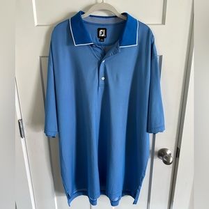FOOTJOY FJ Mens ProDry Pique Knit Performance Stretch Tipped Solid GOLF POLO XXL